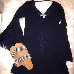 Long babydoll sleeve Dress